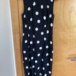 Michael Kors shift dress, size 6, black and white